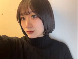 ショート カラー 縮毛矯正×ボブ職人 【圧倒的朝楽ボブ】のヘアスタイル