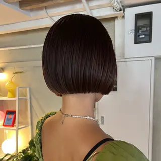 ショート ボブハイトーン🦖 デザインMAMIのヘアスタイル