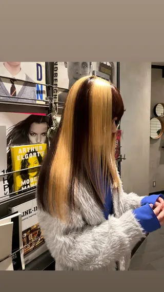 ロング カラー タナカ カナ🫧のヘアスタイル