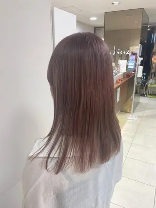 セミロング カラー ヘアアレンジ 【Sweep】おじま のぞみのヘアスタイル