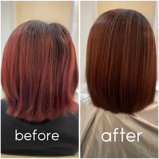 ミディアム パーマ Calore カロレのヘアスタイル
