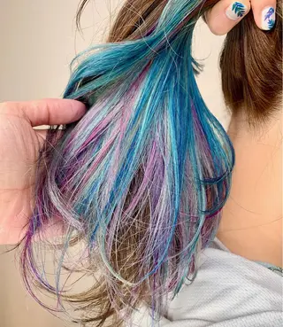 ロング カラー 【全席個室サロン】 NUMBER 天王寺のヘアスタイル