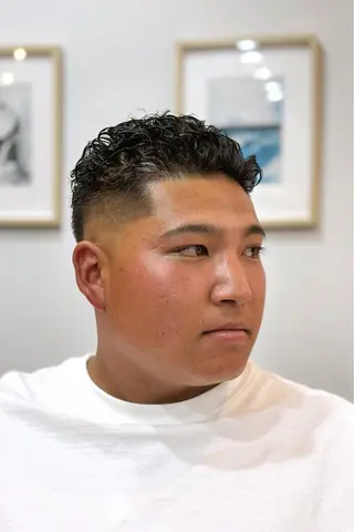 ショート メンズ 藤原 虎次郎のヘアスタイル