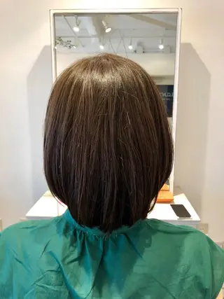 ミディアム BANDE 水崎 悟のヘアスタイル