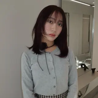 ミディアム 表参道 透明感カラー kanako✧*｡のヘアスタイル