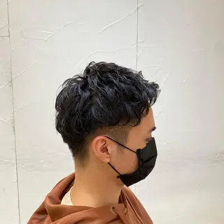 ショート パーマ メンズ メンズ特化型美容師 栗山勇人のヘアスタイル