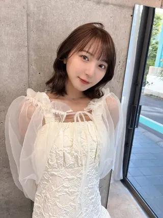 ミディアム うる艶ヘア♡韓国好き 透明感　shotaのヘアスタイル