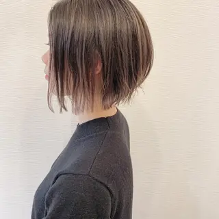 ミディアム カラー 池田 真由美のヘアスタイル