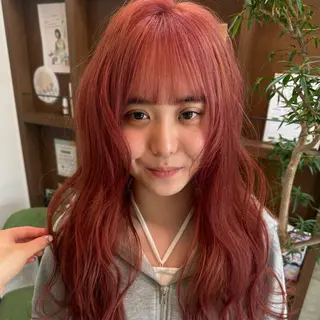 ロング カラー shin enom yuukaのヘアスタイル