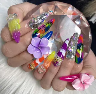 ネイル スカルプ💅🏻 /ホワイトニングのネイルデザイン