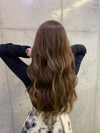 ロング カラー ✨縮毛矯正/髪質改善 錦糸町/松坂拓馬のヘアスタイル