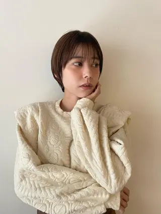ショート カラー なりたいが叶う ながしまじゅんきのヘアスタイル