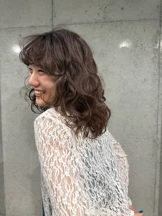 ミディアム 渋谷/ブラウンカラー 🤎【あまね】のヘアスタイル
