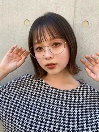 ミディアム カラー 🪭risa 暖色/レイヤー🪭のヘアスタイル