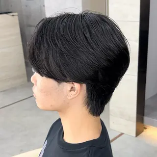 ミディアム パーマ メンズ 【池袋店 店長】伊藤 昂樹/曲がる縮毛矯正のヘアスタイル