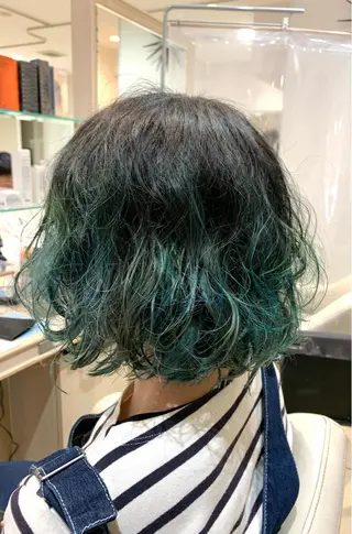 ミディアム 堀井 猛史のヘアスタイル