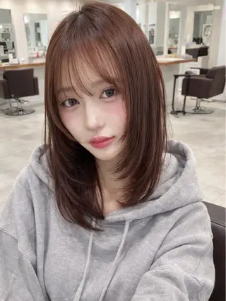 ミディアム 🎩🪄︎︎𓂃 山本のヘアスタイル