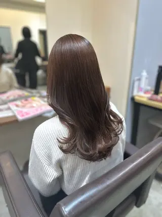 ロング カラー パーマ 平日オススメ✨ プチプラ✨山下のヘアスタイル