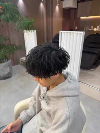 パーマ メンズ 山下 光太郎のヘアスタイル