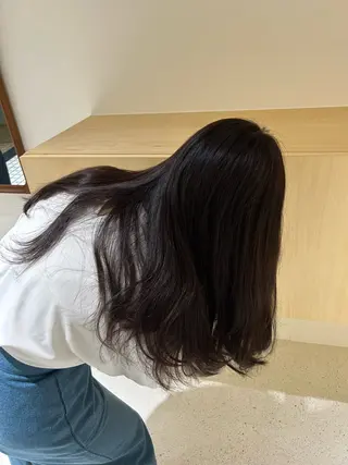 ロング 田中 樹奈のヘアスタイル