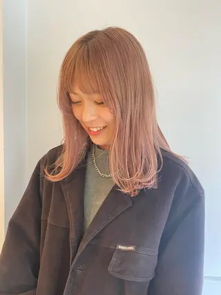ミディアム saya/似合わせ /透明感カラーのヘアスタイル