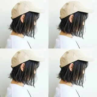 ショート カラー ヘアアレンジ パーマ iplus まつげ、眉毛、耳つぼのマツエク・マツパデザイン