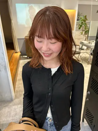 セミロング 薄暮 マツイ レンのヘアスタイル