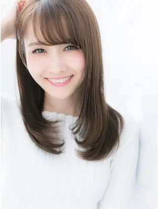 セミロング 🍋藤間 妃南🍋のヘアスタイル