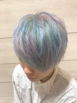 カラー メンズ noll【今池駅前】 池田碧花のヘアスタイル
