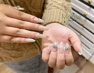 ネイル MoriseNail Jr研修💜はるかのネイルデザイン