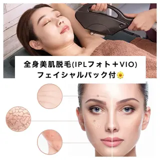 ロング カラー パーマ ヘアアレンジ メンズ キッズ ネイル マツエク・マツパ アイブロウ Chloe-クロエ- 脱毛/フェイシャルのエステ・リラクイメージ