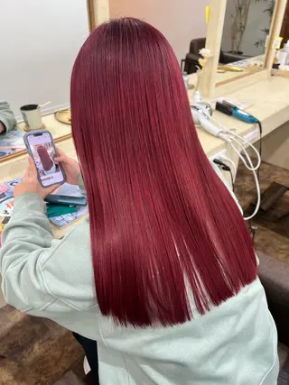 ロング カラー YUIMARL SUZUKAのヘアスタイル