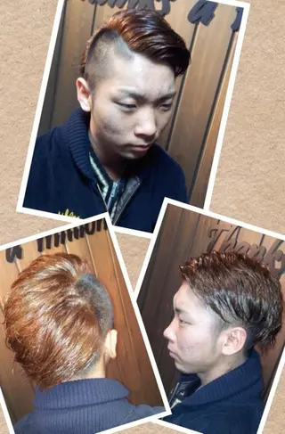 メンズ ショート 岡林 選のヘアスタイル