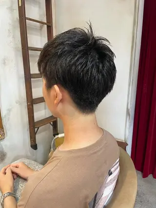 ショート メンズ marie-anne 浜松元目店のヘアスタイル