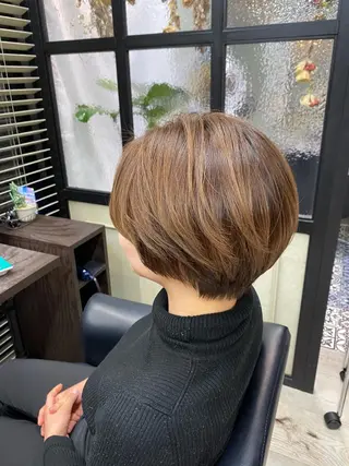 ショート カラー 韓国ヘア☁️ mitsukiのヘアスタイル