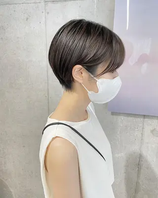 ショート カラー 【ショートカット 美髪矯正】今井隆太のヘアスタイル