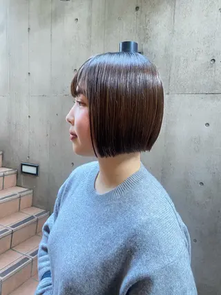 ショート 大人可愛い♡コテ巻き パーマ🌼杉田 萌恵のヘアスタイル