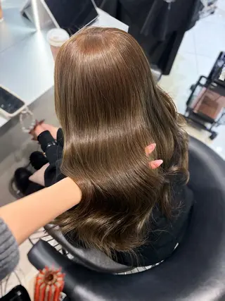 ロング カラー 韓国レイヤー×モテ髪 /MITSUKI🤍のヘアスタイル