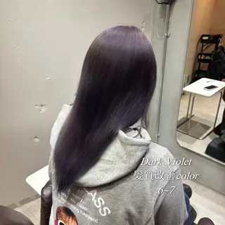 セミロング カラー 🌙髪質改善カラー Momoka🦋のヘアスタイル