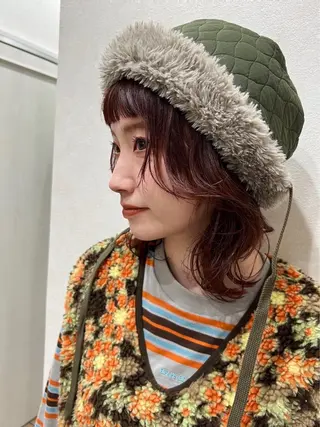 ミディアム ヘアアレンジ 🍇おぐら めぐみ🍇のヘアスタイル