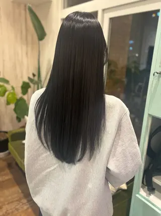 ロング カラー 保谷 菜々美のヘアスタイル