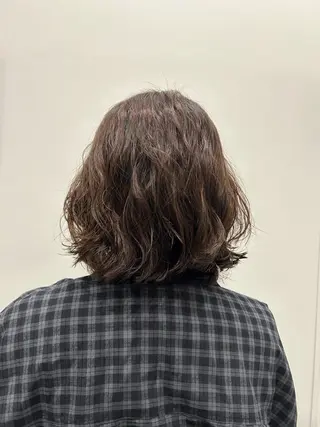 ミディアム カラー パーマ 無料カットカラー／ モデル募集💈市川春のヘアスタイル