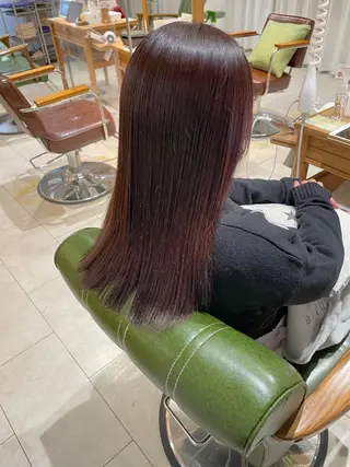 セミロング カラー パーマ 過去一の柔髪ヘア 🌿einshairのヘアスタイル