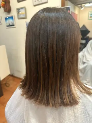 ミディアム 吉村幸重🌈髪質改善 /抗がん剤治療カットのヘアスタイル