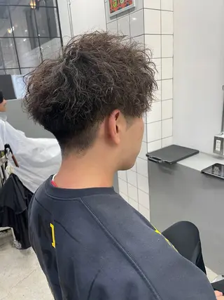 ショート パーマ メンズ メンズ専門サロン wokeのヘアスタイル