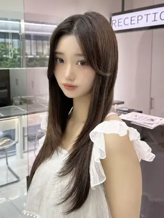 ロング 新宿/韓国レイヤー/ 髪質改善/ 佐藤のヘアスタイル