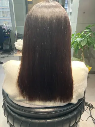 ロング 髪質改善☺︎縮毛矯正 ふじい まりんのヘアスタイル