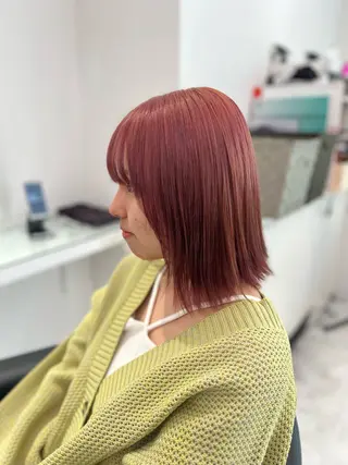カラー ブリーチなし透明感 💗RYOTAのヘアスタイル
