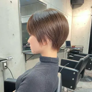 ショート カラー パーマ ショートボブ髪質改善 縮毛矯正のプロ山道潤のヘアスタイル