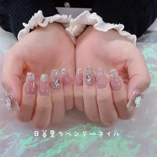 ネイル ラベンダー💖日暮里 ルル💖ネイルのネイルデザイン